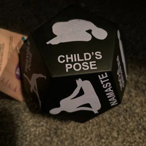 Series 8 Yoga Foam Exercise Dice 12-Sided Home Gym Child's Pose Namaste Warrior